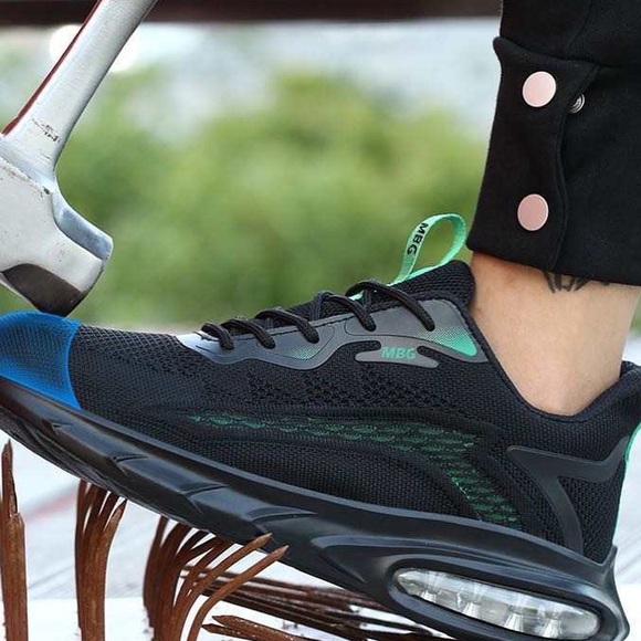 women's industrial work shoes with steel toe anti-slip comfortable and light - Picture 5 of 8